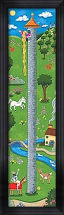 Framed Rapunzel Growth Chart Print