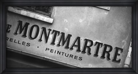 Framed Paris Streets II Print