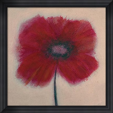 Framed Red Splash I Print