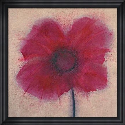 Framed Red Splash II Print