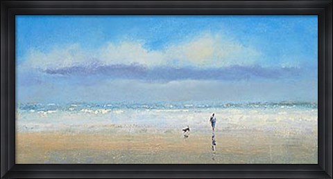 Framed Beachside Stroll Print