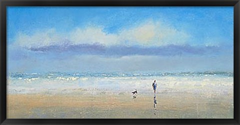 Framed Beachside Stroll Print