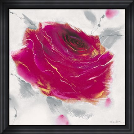 Framed Rosewood II Print