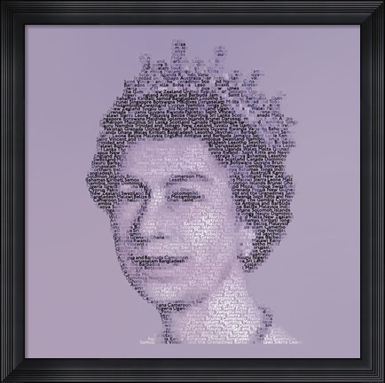 Framed Queen of Her Realms Print