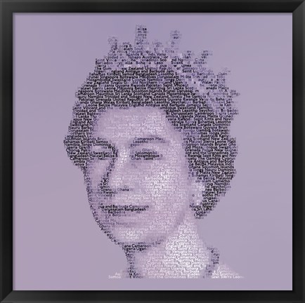 Framed Queen of Her Realms Print