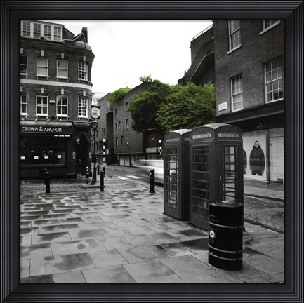 Framed On the Line V Print