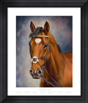 Framed Frankel Print