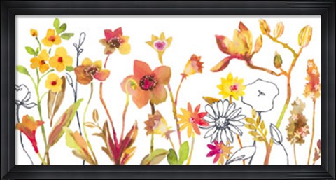 Framed Joli Jardin III Print