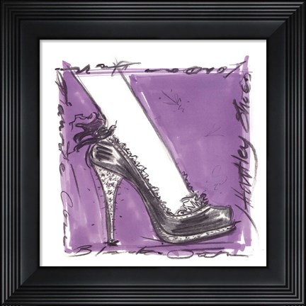 Framed Catwalk Heels I Print