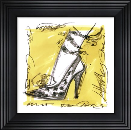 Framed Catwalk Heels IV Print