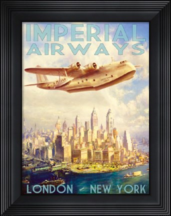 Framed Imperial Airways Print
