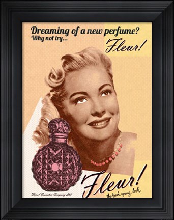 Framed Vintage Beauty I Print