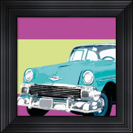 Framed Retro Car II Print