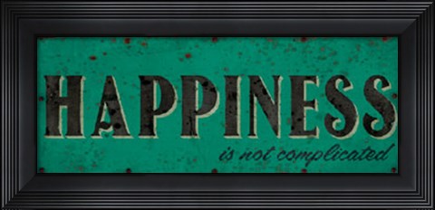 Framed Well Being II Print