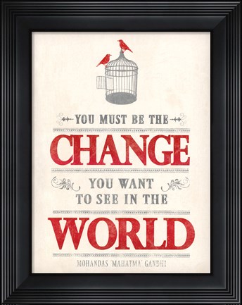 Framed Words of Truth II Print