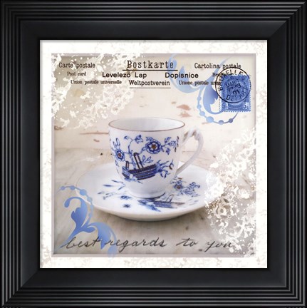 Framed Morning Tea II Print