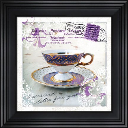 Framed Morning Tea III Print