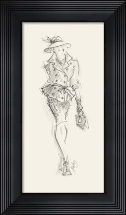 Framed Executive Women VI Print
