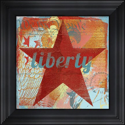 Framed American Dreams V Print