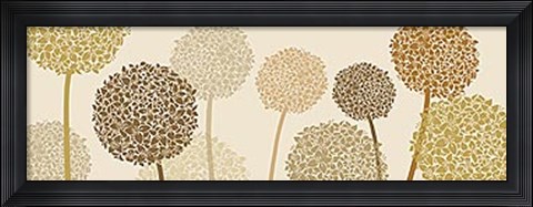Framed Burnished Alliums Print