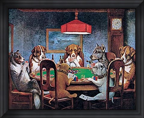 Framed Friend In Need Print