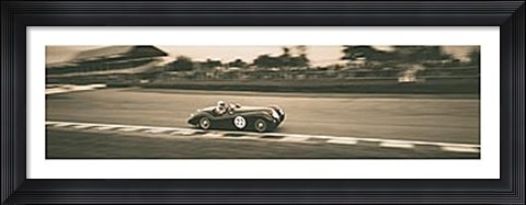 Framed Jaguar XK 120 Print