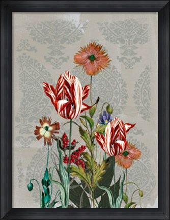 Framed Summer Flowers II Print