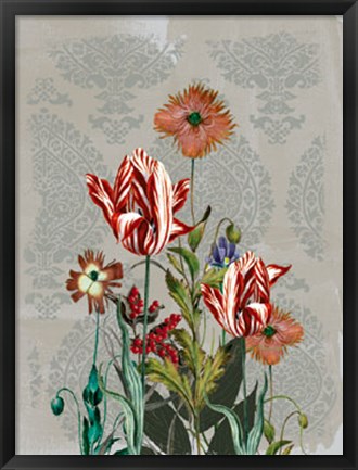 Framed Summer Flowers II Print