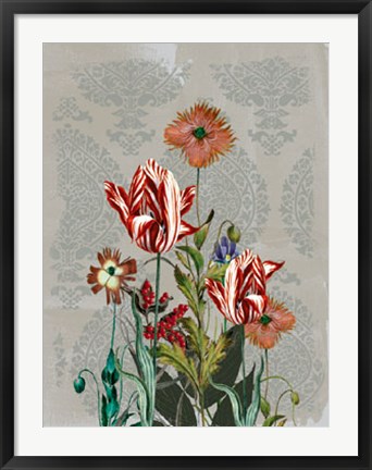 Framed Summer Flowers II Print
