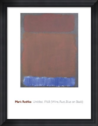 Framed Untitled, 1968 Print