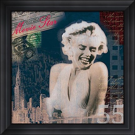 Framed Superstar I Print