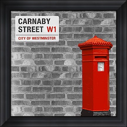 Framed Carnaby Street Print