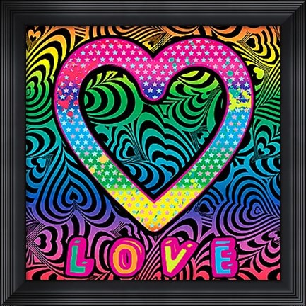 Framed Love Print