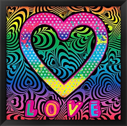 Framed Love Print