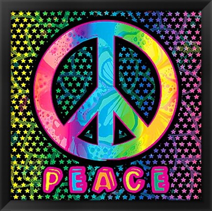 Framed Peace Print
