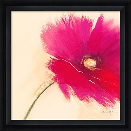 Framed Poppy Power I Print
