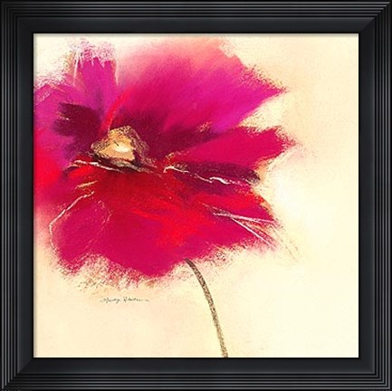 Framed Poppy Power II Print