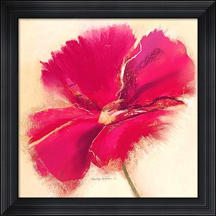 Framed Poppy Power IV Print