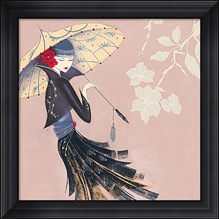 Framed Lotus Blossom Print