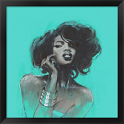 Framed Melody I Print