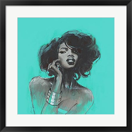 Framed Melody I Print