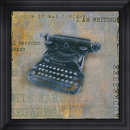 Framed From Me To You I Print
