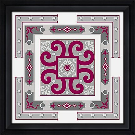 Framed Parterre IV Print