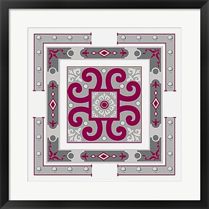 Framed Parterre IV Print