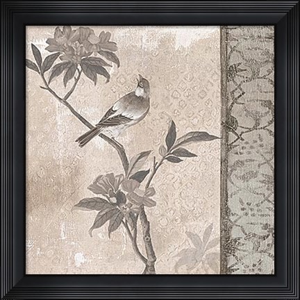 Framed Chinoiserie II Print