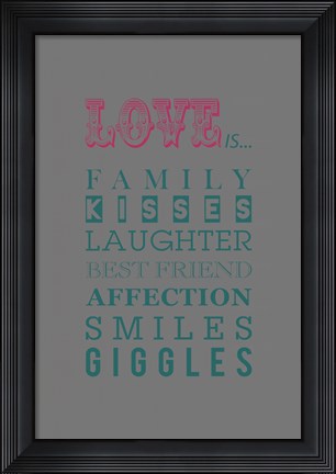 Framed What Love Is... Print