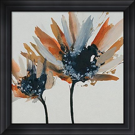 Framed Sepia Bloom II Print