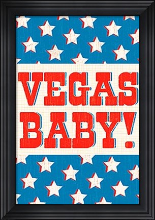 Framed Vegas Baby Print