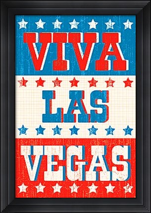 Framed Viva Las Vegas Print