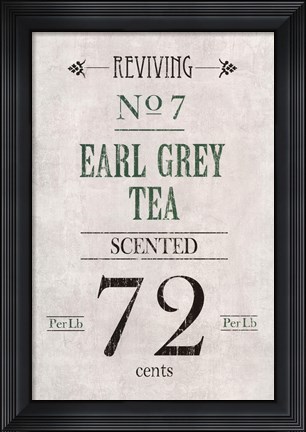 Framed Earl Grey Tea Print